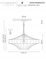 Светильник Lucia Tucci INDUSTRIAL 1825.1