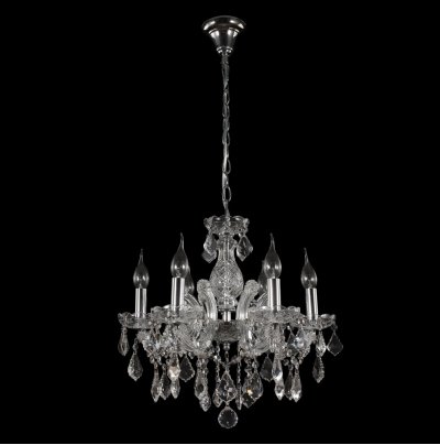 Люстра INES SP6 CHROME/TRANSPARENT (2040/306) Crystal lux