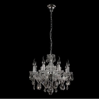 Люстра INES SP8 CHROME/TRANSPARENT (2040/308) Crystal lux