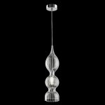 Светильник подвесной Crystal Lux IRIS SP1 B TRANSPARENT (2075/201)