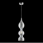 Светильник подвесной Crystal Lux IRIS SP1 B TRANSPARENT (2075/201)