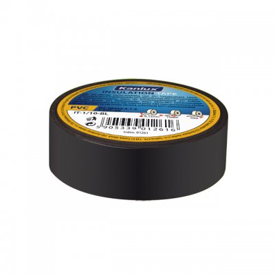 Изолента пвх Kanlux IT-1/20-B (1271)
