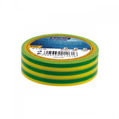 Изолента пвх Kanlux IT-1/20-Y/GN (1277)