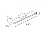 IT01-1088/45 white светильник настенный Italline