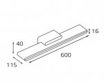 IT01-1088/60 white светильник настенный Italline