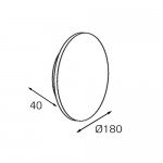 IT01-8663L white светильник настенный Italline