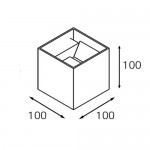 IT01-A310 dark grey светильник настенный Italline