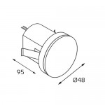 IT01-R713 black светильник настенный Italline