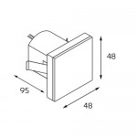 IT01-S713 aluminium светильник настенный Italline