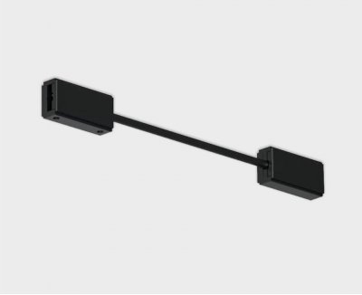 IT010-4012 black коннектор гибкий угловой