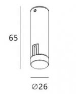 IT010-4015 black потолочный крепеж