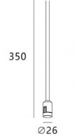 IT010-4016 black потолочный крепеж