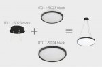 IT011-5023 black светильник потолочный