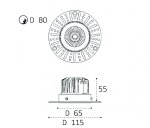 IT02-028 white 4000K светильник встраиваемый влагозащищенный