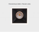 IT06-6020 black 3000K + IT06-6021 black светильник встраиваемый
