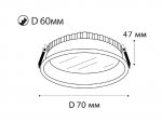IT06-6037 white 3000K светильник встраиваемый