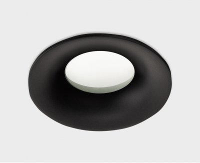 IT07-7010 black светильник встраиваемый влагозащищенный