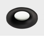 IT07-7010 black светильник встраиваемый влагозащищенный