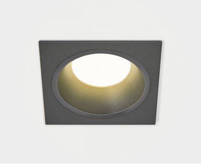 IT08-8013 black 3000K + IT08-8014 black светильник встраиваемый с рамкой