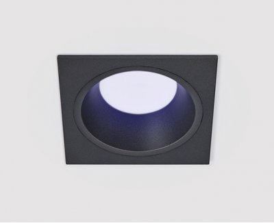 IT08-8013 black 4000K + IT08-8014 black светильник встраиваемый с рамкой