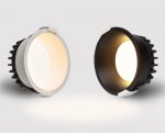 IT08-8013 white 3000K + IT08-8014 black светильник встраиваемый с рамкой