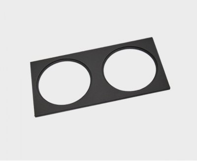 IT08-8015 black рамка для встраиваемого светильника