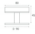 IT08-8017 black адаптер к треку для светильника
