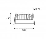 IT08-8042 white 3000K светильник встраиваемый влагозащищенный