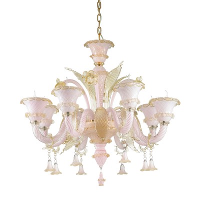 Ideal Lux ANTONIETTA SP8 ROSA Светильник подвесной