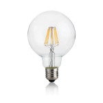 Лампочка Ideal lux LED CLASSIC E27 8W GLOBO D95 TRASPARENTE 3000K