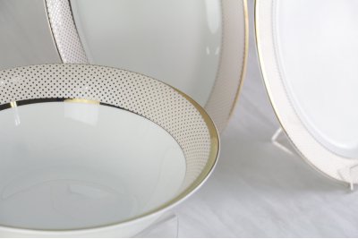 Посуда из костяного фарфора Bianko 26 Pcs Dinner Set MAK interior JDBC158 Белый