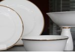 Посуда из костяного фарфора Jardine 26 Pcs Dinner Set MAK interior JDBC425 Белый
