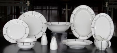 Посуда из костяного фарфора Flavour 26 Pcs Dinner Set MAK interior JDBC431 Белый