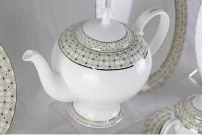 Чайный сервиз Diela 17 Pcs Tea Set MAK interior JDBCD001. Белый