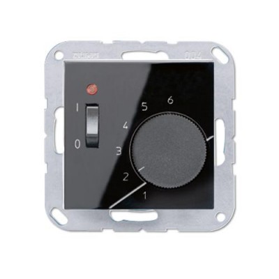 JUNG SL 500 Черный Накладка термостата комнатного(механизм TR236U,TR246U) (SLTR236PLSW) JUNG SL 500 Черный Накладка термостата комнатного(механизм TR236U,TR246U) (SLTR236PLSW)