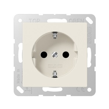 JUNG AS 500 Беж Розетка с/з безвинт зажим (A1520) JUNG AS 500 Беж Розетка с/з безвинт зажим (A1520)