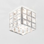 Светильник точечный Ambrella K110/3 CL/CH хром/прозрачный хрусталь G9 CRYSTAL SPOT