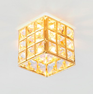 Светильник Ambrella K110/3 CL/G золото/прозрачный хрусталь G9 Светильник Ambrella K110/3 CL/G золото/прозрачный хрусталь G9