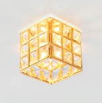 Светильник Ambrella K110/3 CL/G золото/прозрачный хрусталь G9