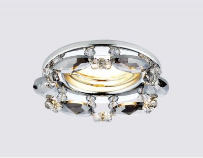 Встраиваемый светильник Ambrella K203 BK/CH Встраиваемый светильник Ambrella K203 BK/CH