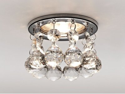 Светильник точечный Ambrella K2051 CH/CL хром/прозрачный MR16 ORGANIC SPOT Светильник точечный Ambrella K2051 CH/CL хром/прозрачный MR16 ORGANIC SPOT