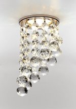 Светильник точечный Ambrella K205C CL/G золот/прозрачный MR16 ORGANIC SPOT