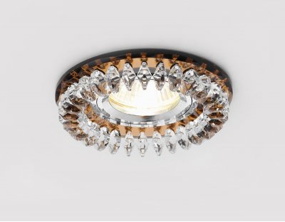 Светильник точечный Ambrella K220 BR хром/коричневый MR16 ORGANIC SPOT Светильник точечный Ambrella K220 BR хром/коричневый MR16 ORGANIC SPOT