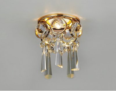 Светильник точечный Ambrella K2222 CL/G золото/прозрачный ORGANIC SPOT Светильник точечный Ambrella K2222 CL/G золото/прозрачный ORGANIC SPOT