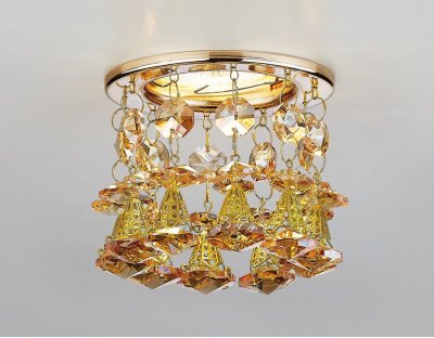 Светильник точечный Ambrella K2233 G/TI золото/янтарный ORGANIC SPOT Светильник точечный Ambrella K2233 G/TI золото/янтарный ORGANIC SPOT