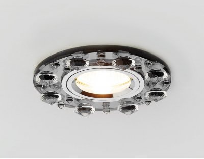 Светильник Ambrella K225 BK хром/тонированный MR16 Светильник Ambrella K225 BK хром/тонированный MR16