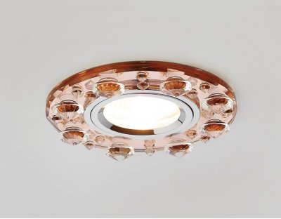 Светильник точечный Ambrella K225 BR хром/коричневый MR16 ORGANIC SPOT Светильник точечный Ambrella K225 BR хром/коричневый MR16 ORGANIC SPOT