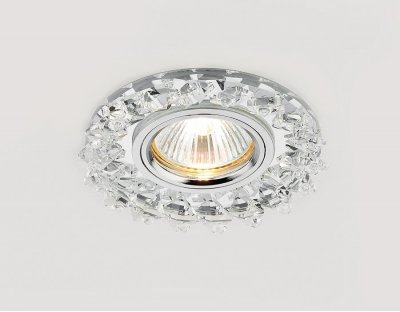 Светильник точечный Ambrella K240 CH хром/прозрачный хрусталь ORGANIC SPOT Светильник точечный Ambrella K240 CH хром/прозрачный хрусталь ORGANIC SPOT