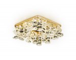 Светильник точечный Ambrella K309 CL/G золото/прозрачный CRYSTAL SPOT