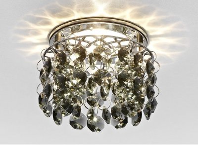 Встраиваемый светильник Ambrella K3221 BK/CH Встраиваемый светильник Ambrella K3221 BK/CH